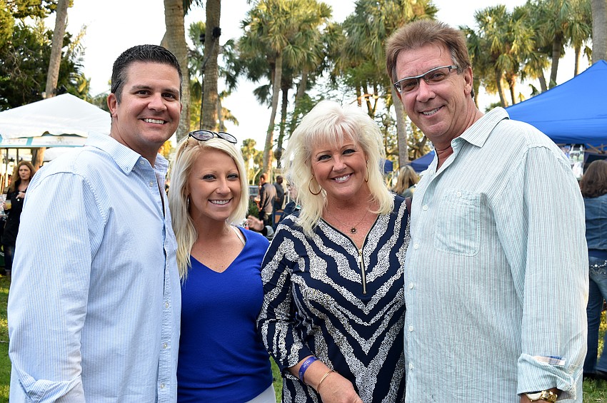 Anthony Gathercole and Ashley, Regina and Bill Warner