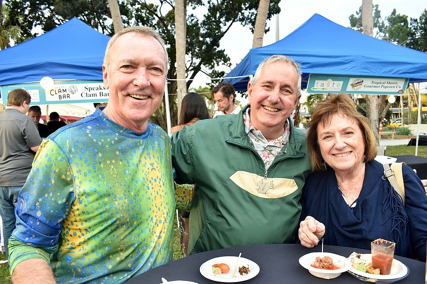 Ben Ellinor, Mark Keller and Karen Rose