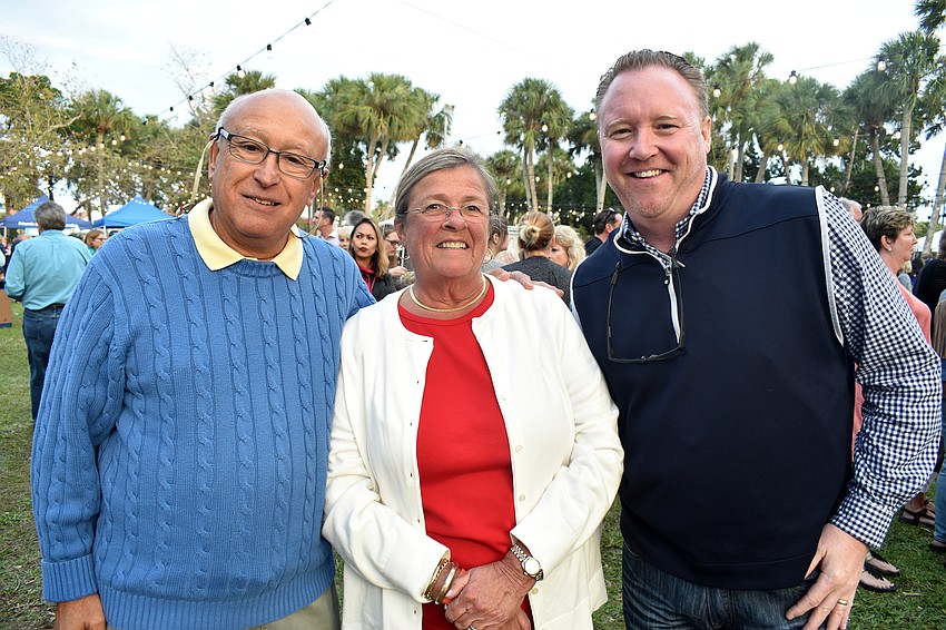 Hugh and Anne Fiore and Scott MacDonald of Crab & Fin