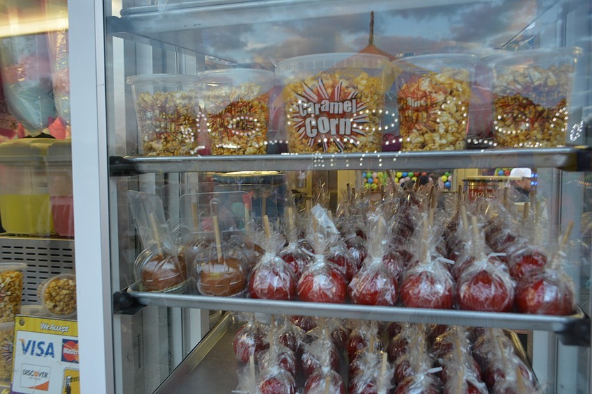 What's a fair without caramel corn and candy apples?