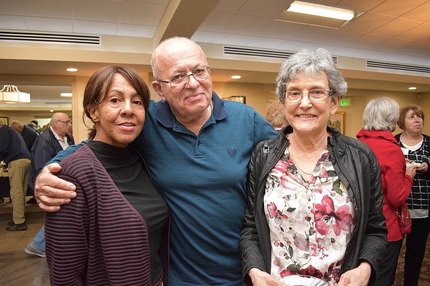 Jacqueline Watson with David and Carol Steinberg