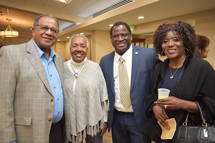 John Lamber, Lillian Lambert, State Rep. Wengay Newton and Melissa Newton
