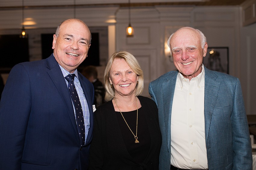 Executive Director Richard Russell with Gala Co-Chairs Carol and Larry English