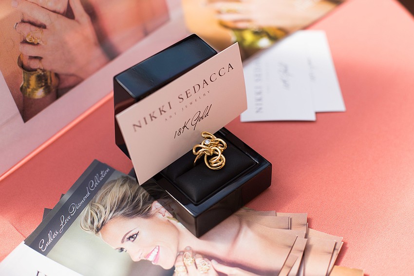 Nikki Sedacca and 530 Burns Gallery donated a ring for the chance raffle.