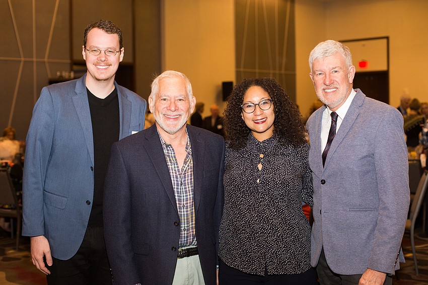 Moderator Paul Adolphsen with Directors Peter Amster, Nicole A. Watson and Michael Donald Edwards
