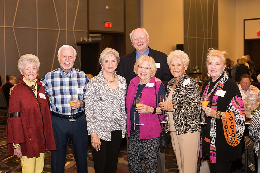 Jo Ann Burhart, Steve Bloom, Judy Aleman, Alex and Linda Beavers, Jean Zakovec and Kandy Kaak
