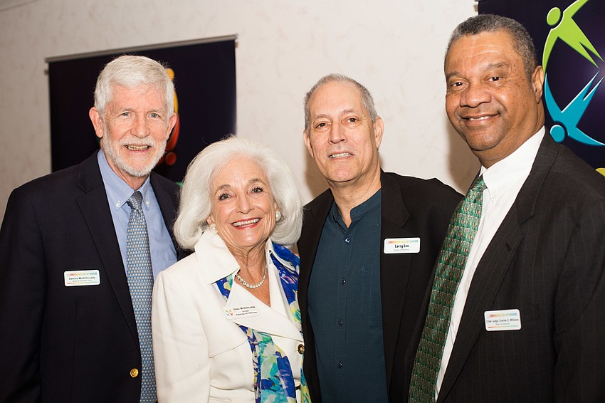 Co-Chairs Dennis and Graci McGillicuddy with Larry Lev and Co-Chairman Chief Judge Charles E. Williams