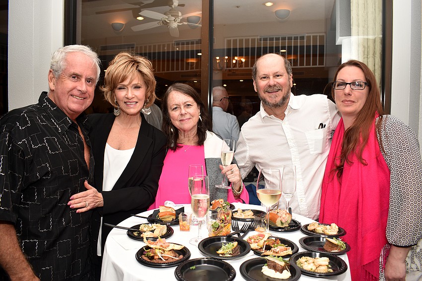 Jim and Judy Van Houten, Anne and Peter Mitchell and Julie Adams