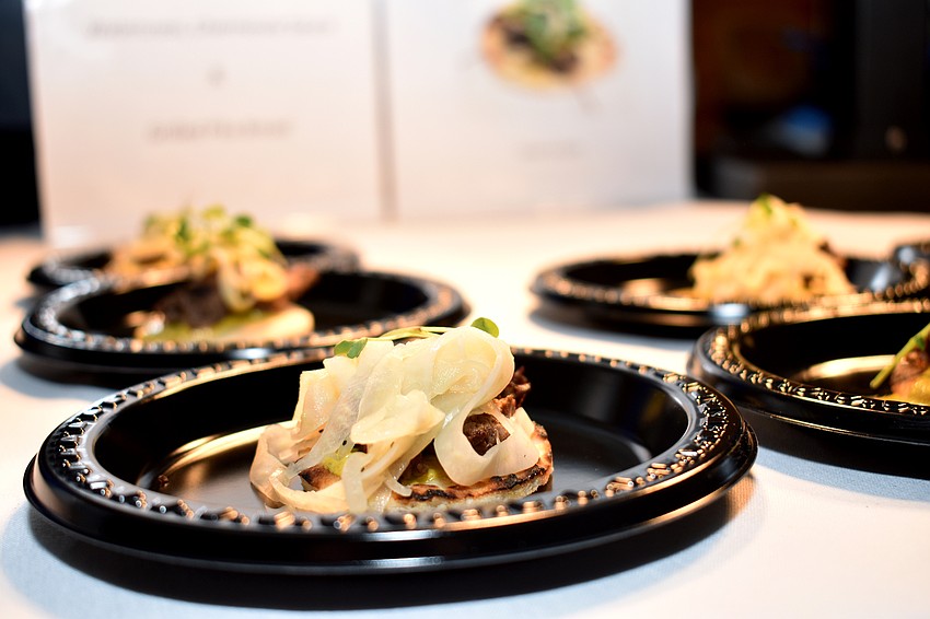 Zota Beach Resort served beef souvlaki.