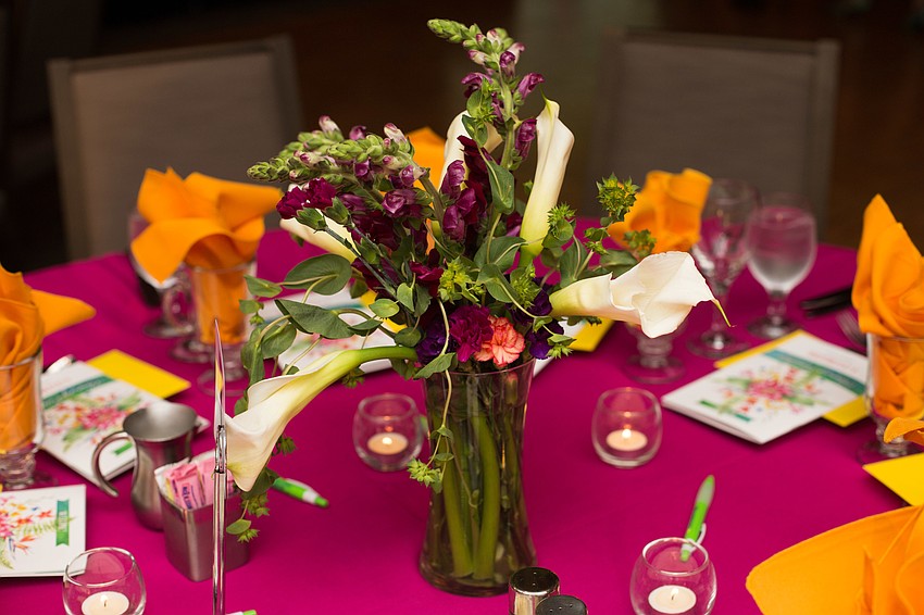 The decor was bright and colorful.