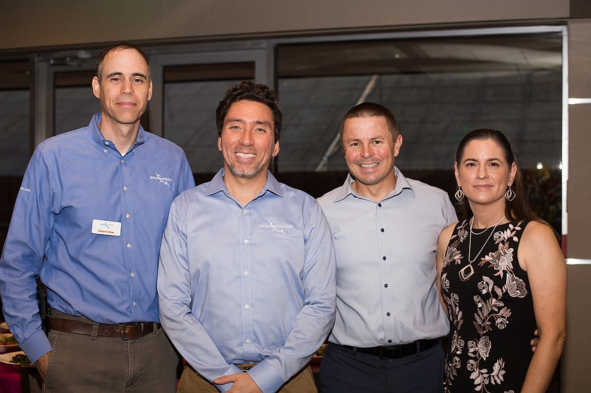 Edward Greis, Eddie Bauer, and Chad and Stephanie Goble