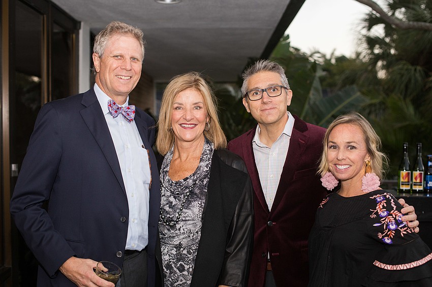 John and Laura Leeming with Nathan and Molly Johnson