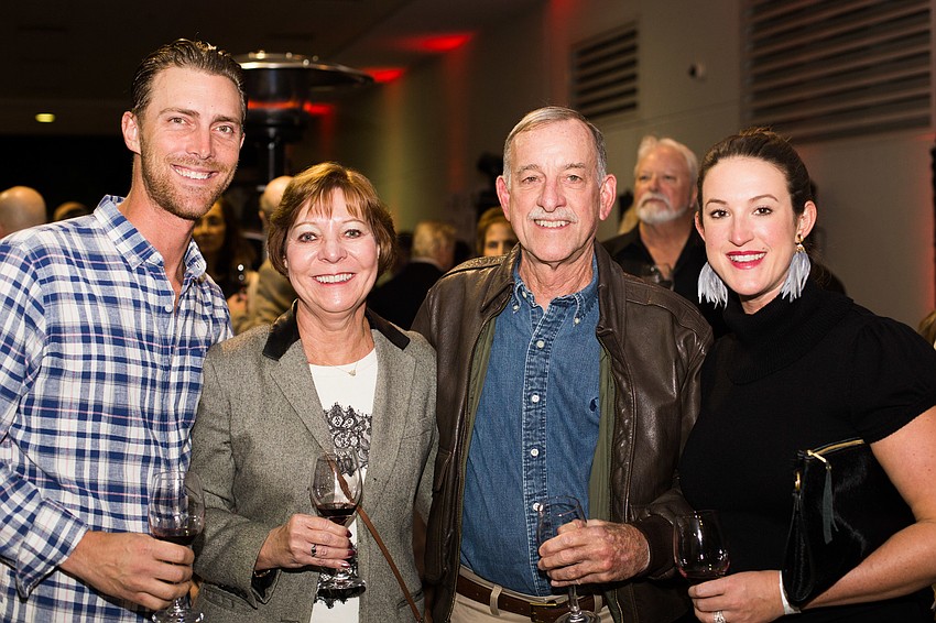 Patrick Walls and Dell Bauslaugh with Bill and Danielle Schulz