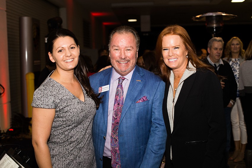 Executive Director Sarah Firstenberger with Co-Chairman Michael and Terri Klauber