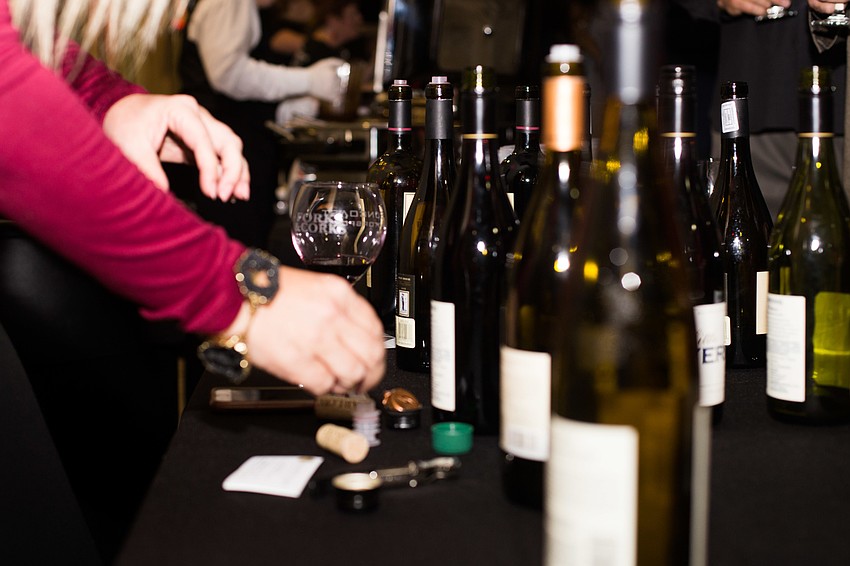 A handful of the wineries came to the kick off event to serve their wines.