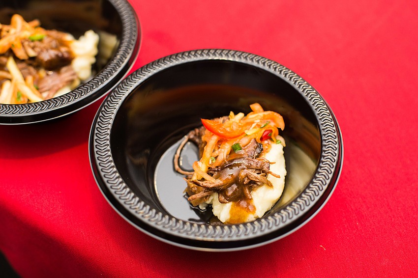 There were a couple restaurants in attendance to sample out their dishes.