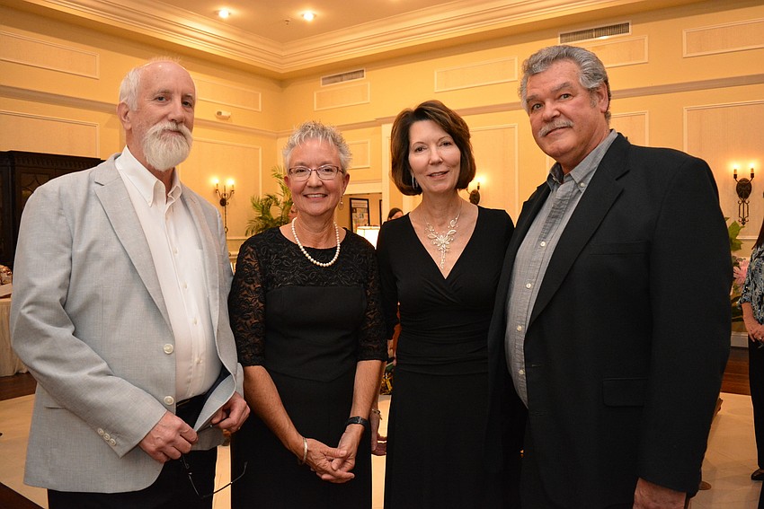 Tom and Karen Vandenberg and Kris Weitz Rammer and Mark Rammer  came from Venice to show their support for Cat Depot.