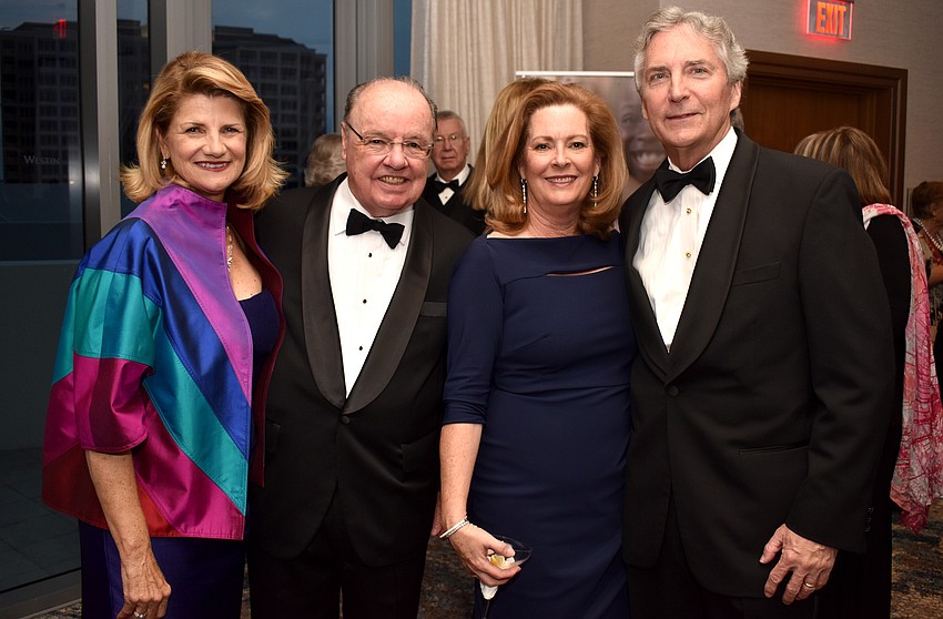 Julie and John Flaherty, co-chairwoman Julie and John Delaney