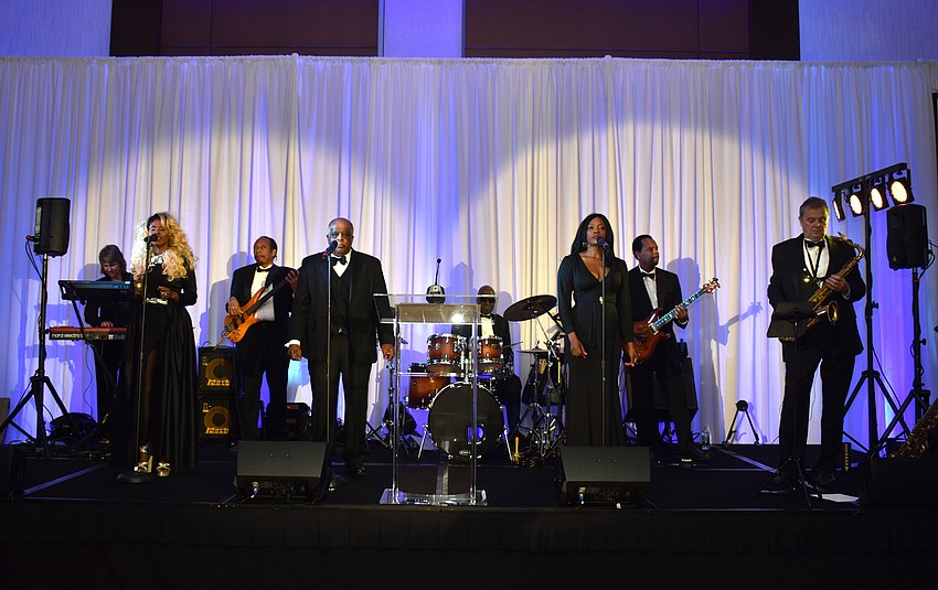 Soul Sensations provided live entertainment throughout the evening.