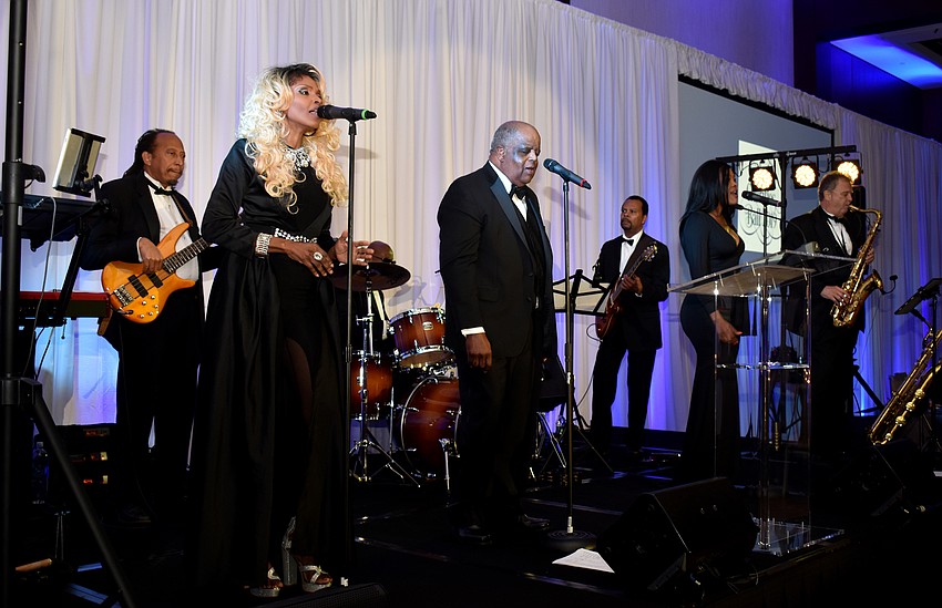 Soul Sensations provided live entertainment throughout the evening.