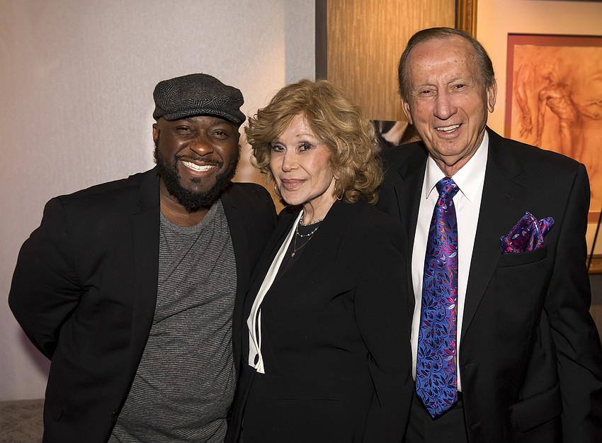 Leon Pitts with Sherry and Sy Garrett