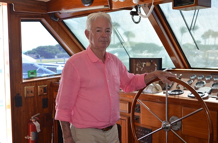 Brown has been piloting boats since he was seven years old.