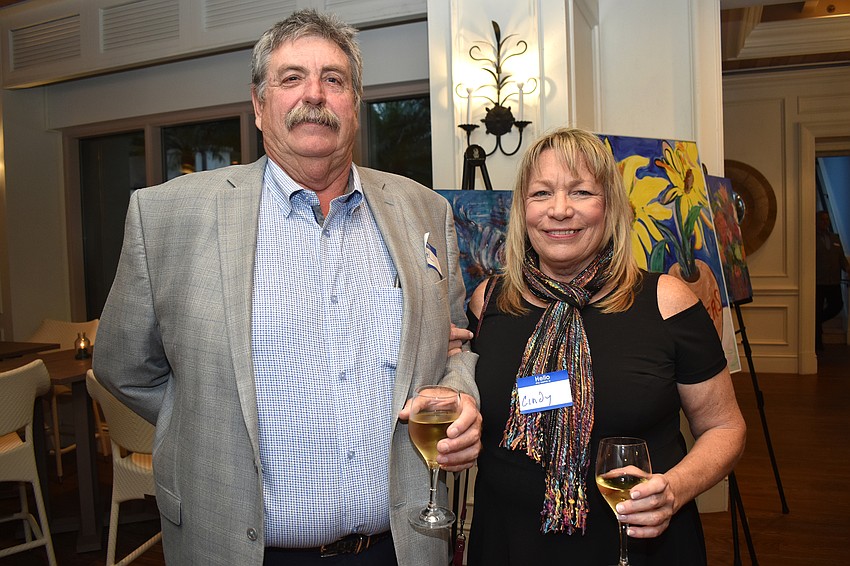 Lido Key Residents Association President Carl and Cindy Shoffstall