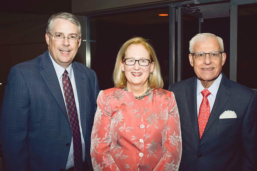 President and CEO Joseph McKenna with Co-Chairs Susan and Zuheir Sofia
