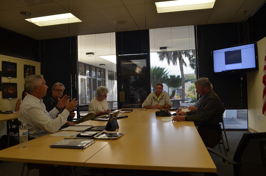 Members of the city&#39;s new Parking Advisory Committee met for the first time at City Hall Thursday, Jan. 23.
