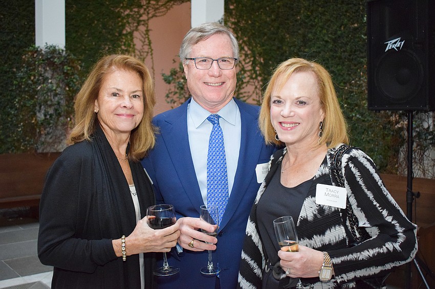 Liz Craig with Brian and Tracy Morra