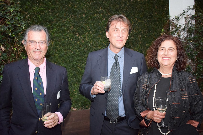 Vittorio Carioni with Eugenio and Manuela Martera