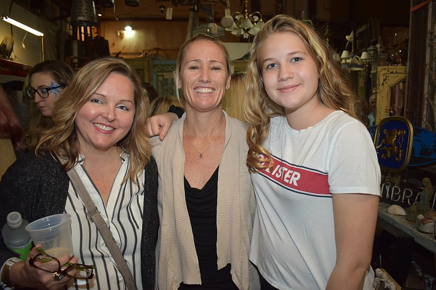 Kim Cressell, Megen Macdonald and Lilah Davenport