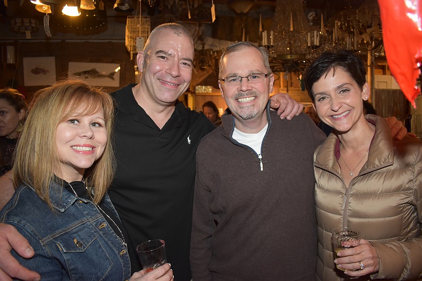 Dr. Karin Stanton, Jarod Alberino, Dr. Kyle Garner and Kristin Garner