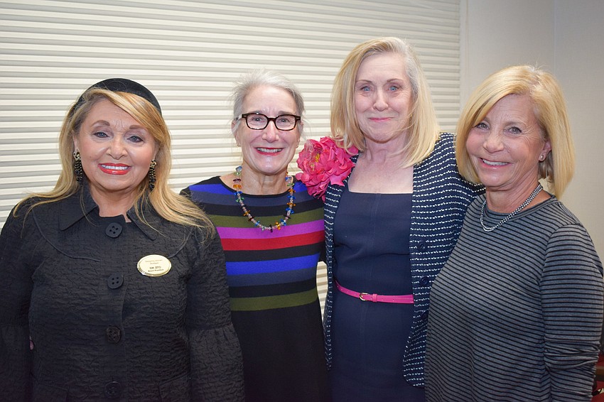 President Ida Zito, Jane Rosenstein, Judith Schwartzbaum and Nancy Shapiro