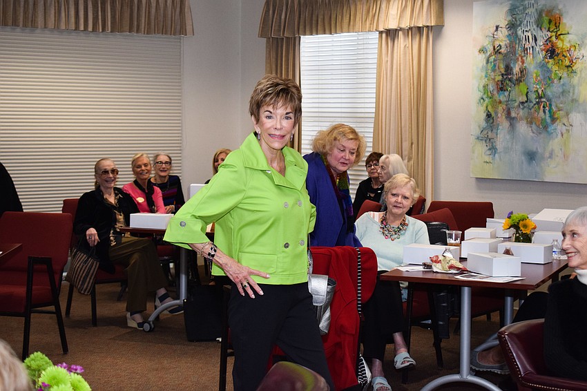 Susan Scarbrough models her Designing Women Boutique outfit.