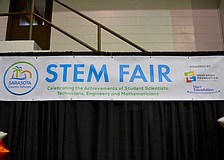 The top 18 elementary, middle and high school STEM projects in Sarasota were on display at the STEM Fair Expo.