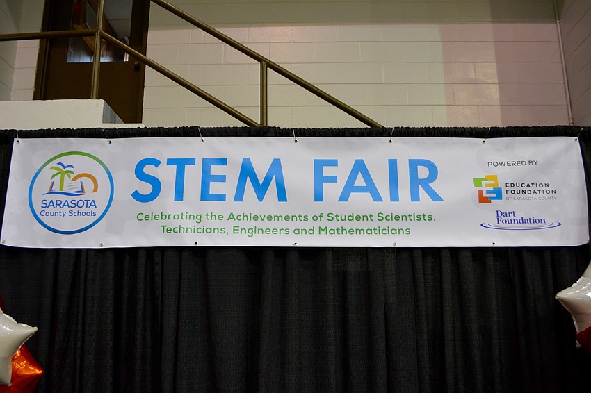The top 18 elementary, middle and high school STEM projects in Sarasota were on display at the STEM Fair Expo.