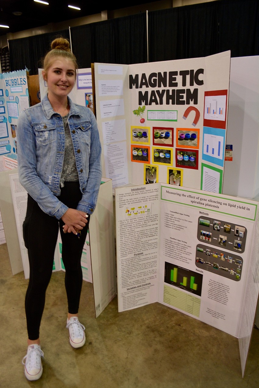 Bella Brush, an 11th grade student from Sarasota High School, completed her project on 