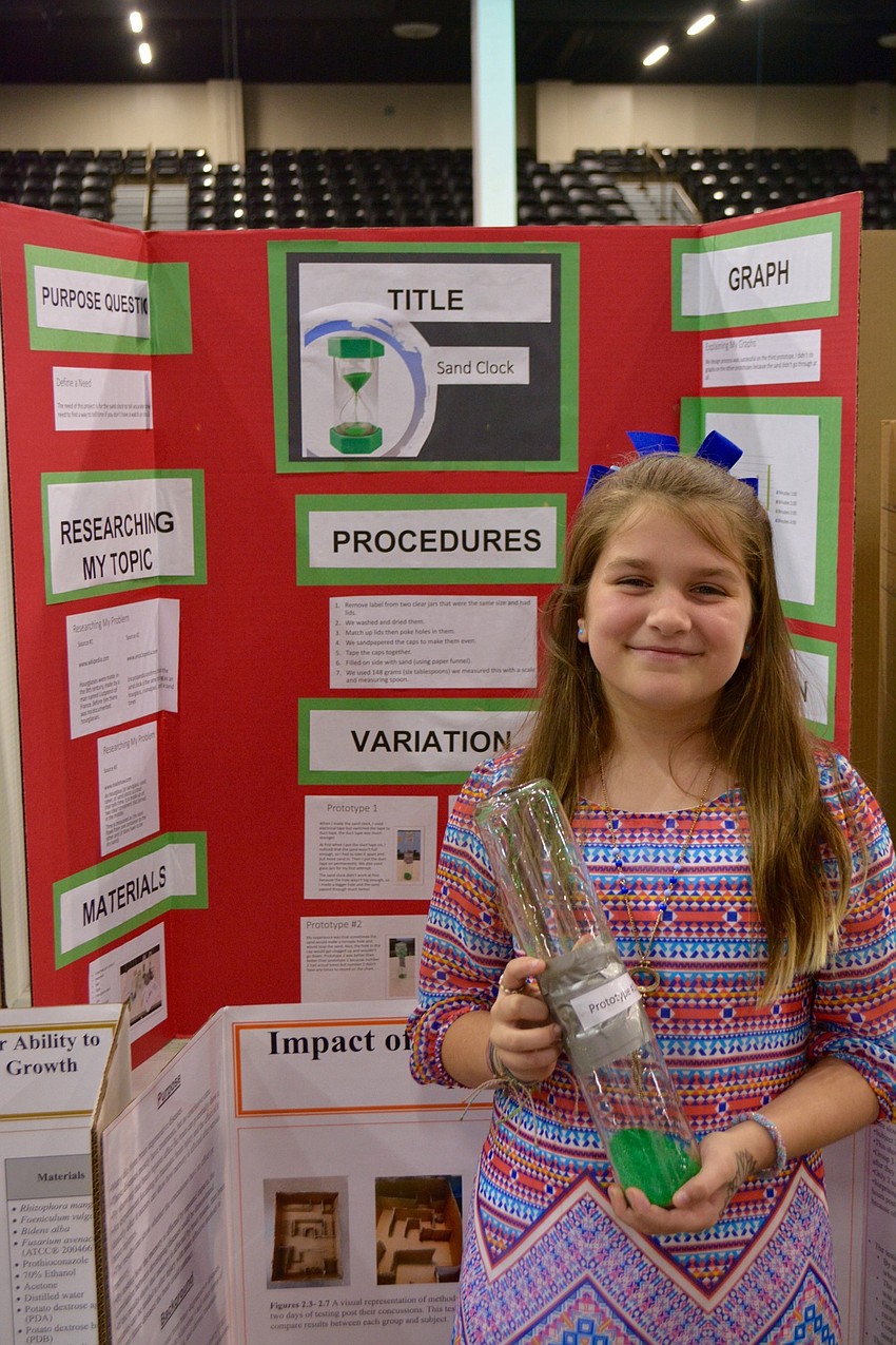 Fourth-grader Lilly Pederson-Hornacek from Laurel Nokomis wanted to learn more about how people can use 