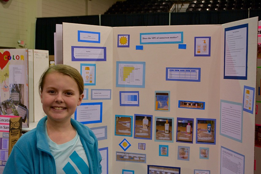 Hannah Gore, a sixth-grader from Woodland Middle School, decided to do her project on 