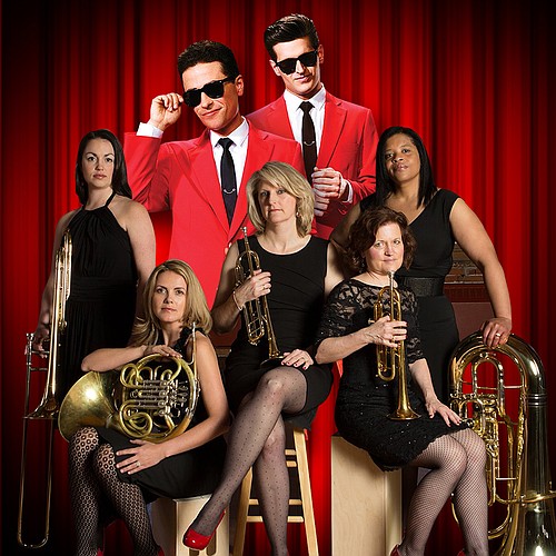 The Stiletto Brass Quintet will be joined by AJ Cali and Alex Zickafoose. Courtesy photo