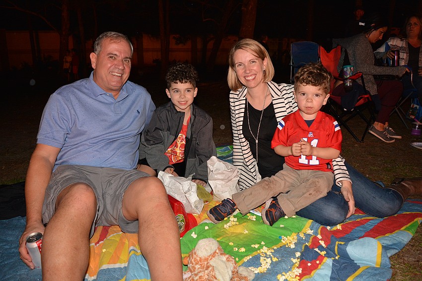 Alan Labbe enjoys time with his grandchildren, six-year-old Andrew and 2-year-old Benjamin Tromp, pictured with their mom, Katherine Tromp.