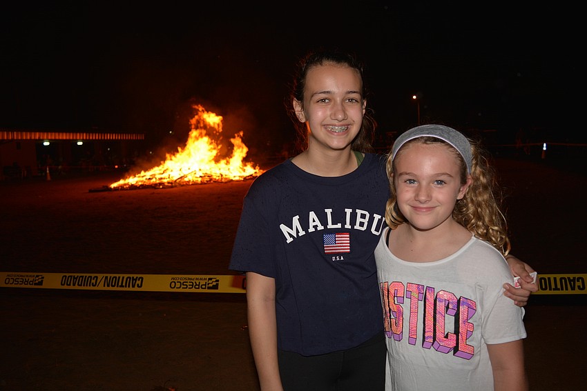 Ten-year-old Julia Cangro and 9-year-old Elizabeth Foss are in the same fourth-grade class.