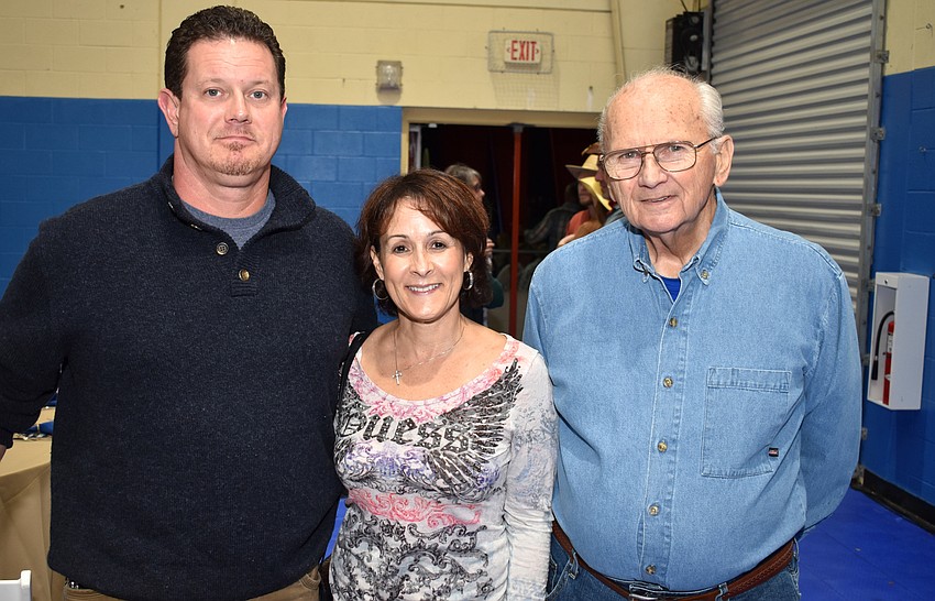 Andy and Mireya Eavey with Gene Matthews