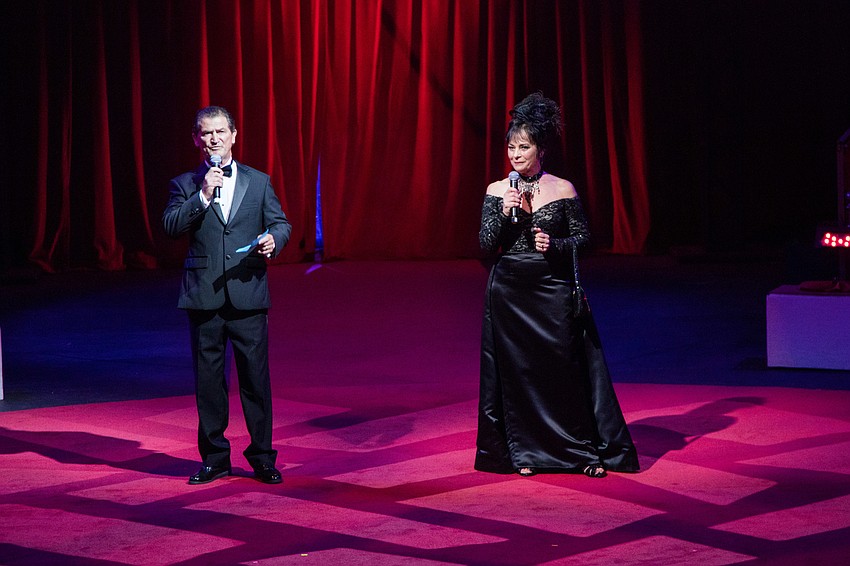 Founder and CEO Pedro Reis and Founder and Vice President Dolly Jacobs welcome guests to the CAC gala.