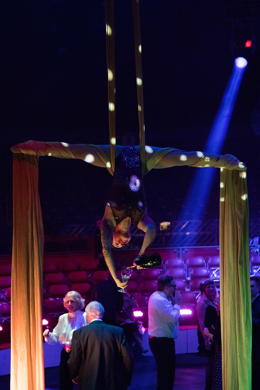 The After Party was held on the circus floor.