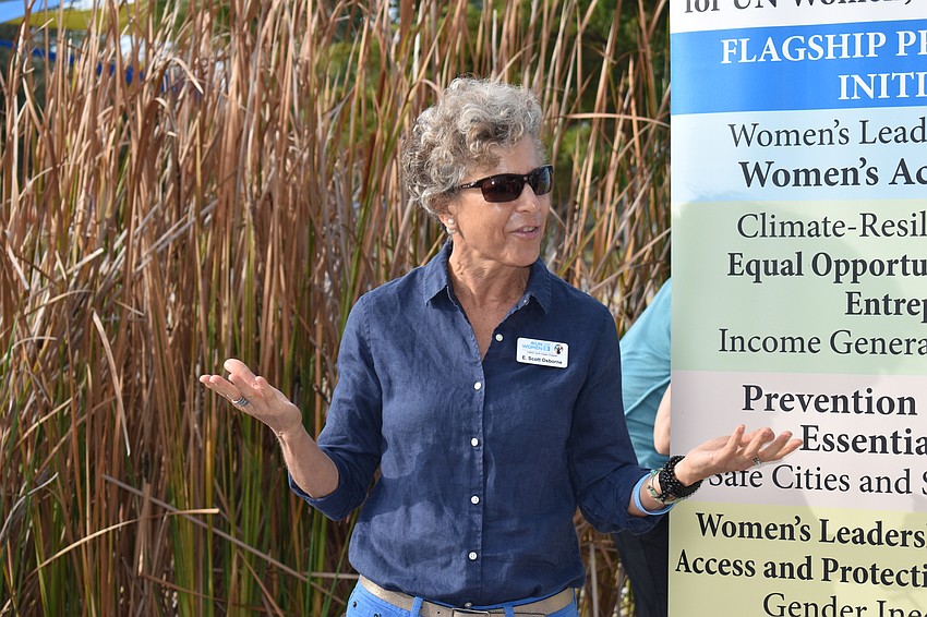 President of Gulf Coast Chapter of the United States National Committee for UN Women Scott Osborne says she wants to do something to help violence against women.