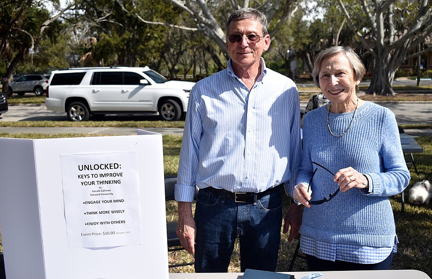 Gerald Zaltman and Carolyn Mengel were present to discuss Zaltman’s book with readers.