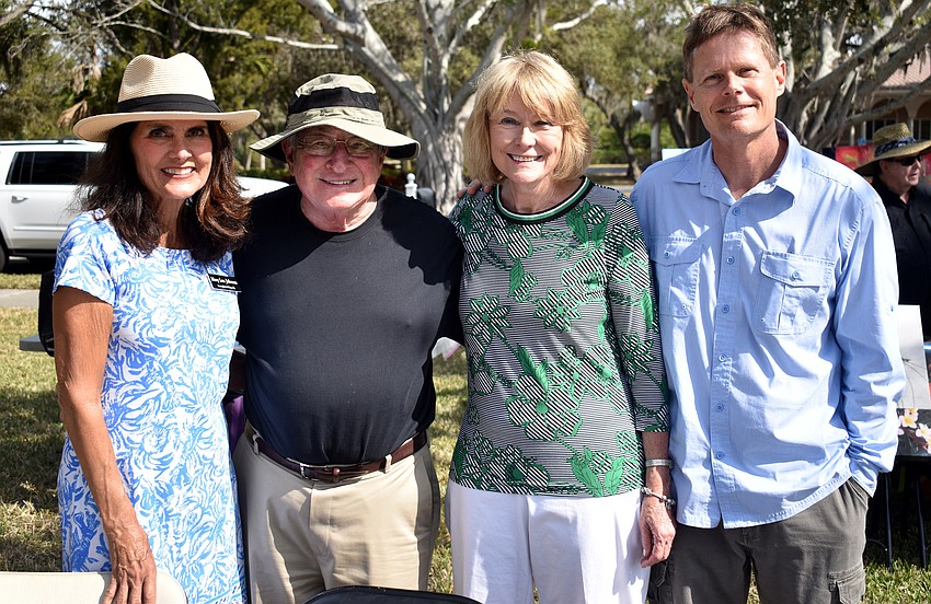Mary Lou Johnson, Bob and Pat Gussin and Ward Larsen