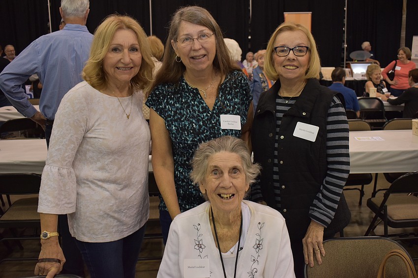 Diane Glueck, Carolyn Locklear Barclay, Murie Locklear and Marsha Locklear